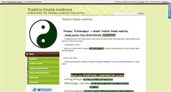 Desktop Screenshot of cinskamedicina.netstranky.cz