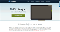 Desktop Screenshot of netstranky.cz