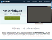 Tablet Screenshot of netstranky.cz