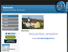Tablet Screenshot of matika.netstranky.cz