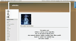 Desktop Screenshot of aikido.netstranky.cz